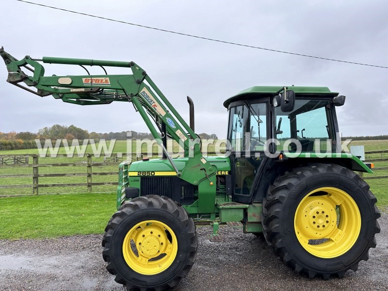 John Deere 2850 Tractor With Stoll Robust Fore End Loader J Murrell